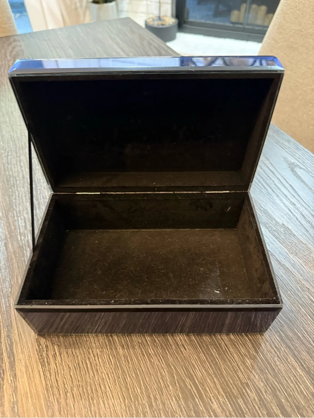 Blue Decorative Jewelry Box